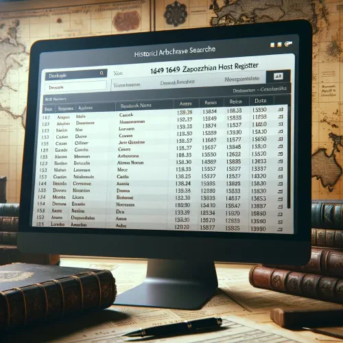 Register of the Zaporozhian Host 1649 Now Searchable